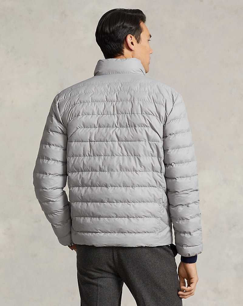 Chamarras Ralph Lauren The Colden Packable Hombre Grises Claro | KNMHZBX-53 - vista 4