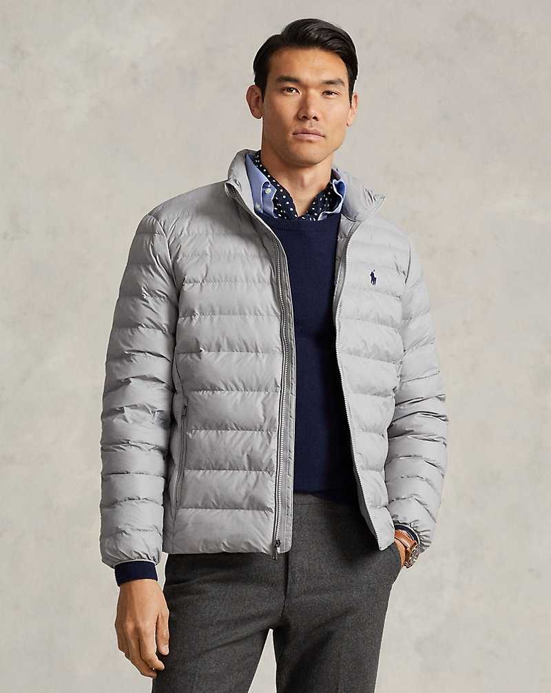 Chamarras Ralph Lauren The Colden Packable Hombre Grises Claro | KNMHZBX-53 - vista 1