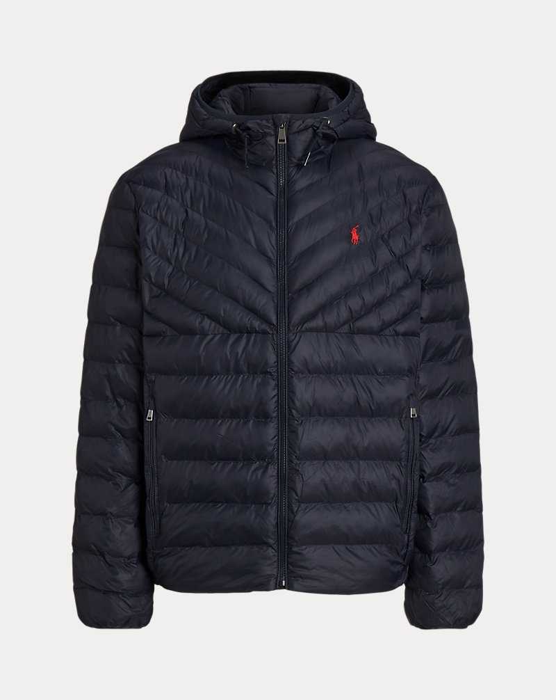 Chamarras Ralph Lauren The Colden Packable Hooded Hombre Azul Marino | YNCJZAS-39 - vista 2