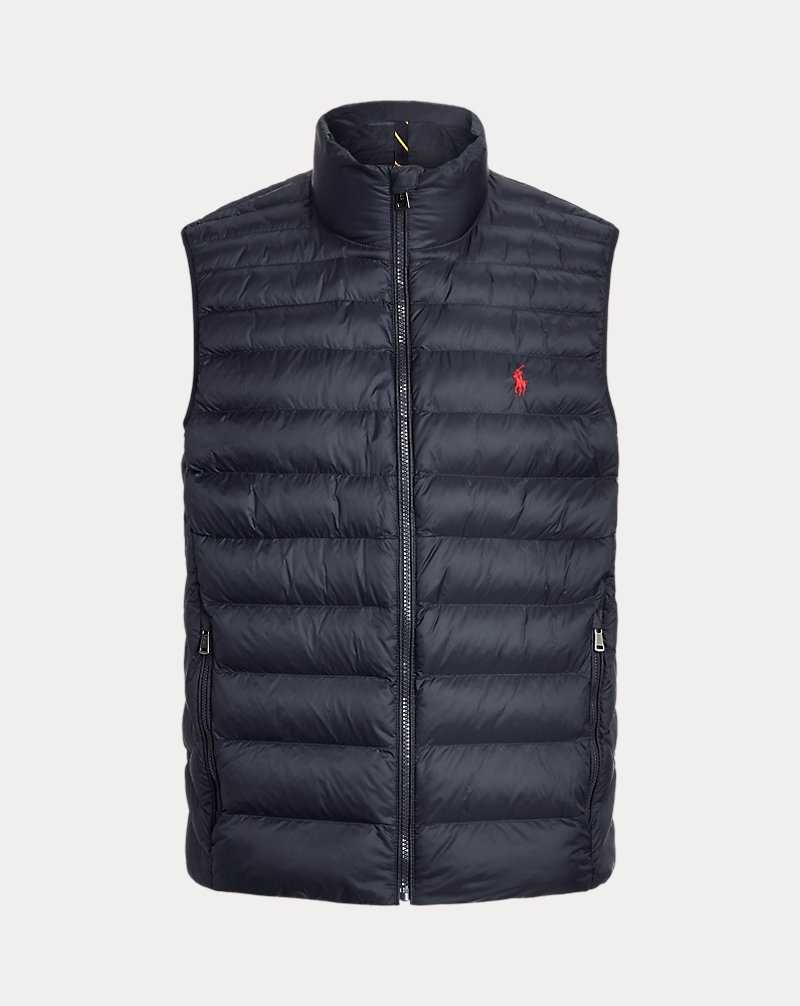 Chamarras Ralph Lauren The Colden Packable Water-Repellent Gilet Hombre Azul Marino | NKLEJQB-13 - vista 2
