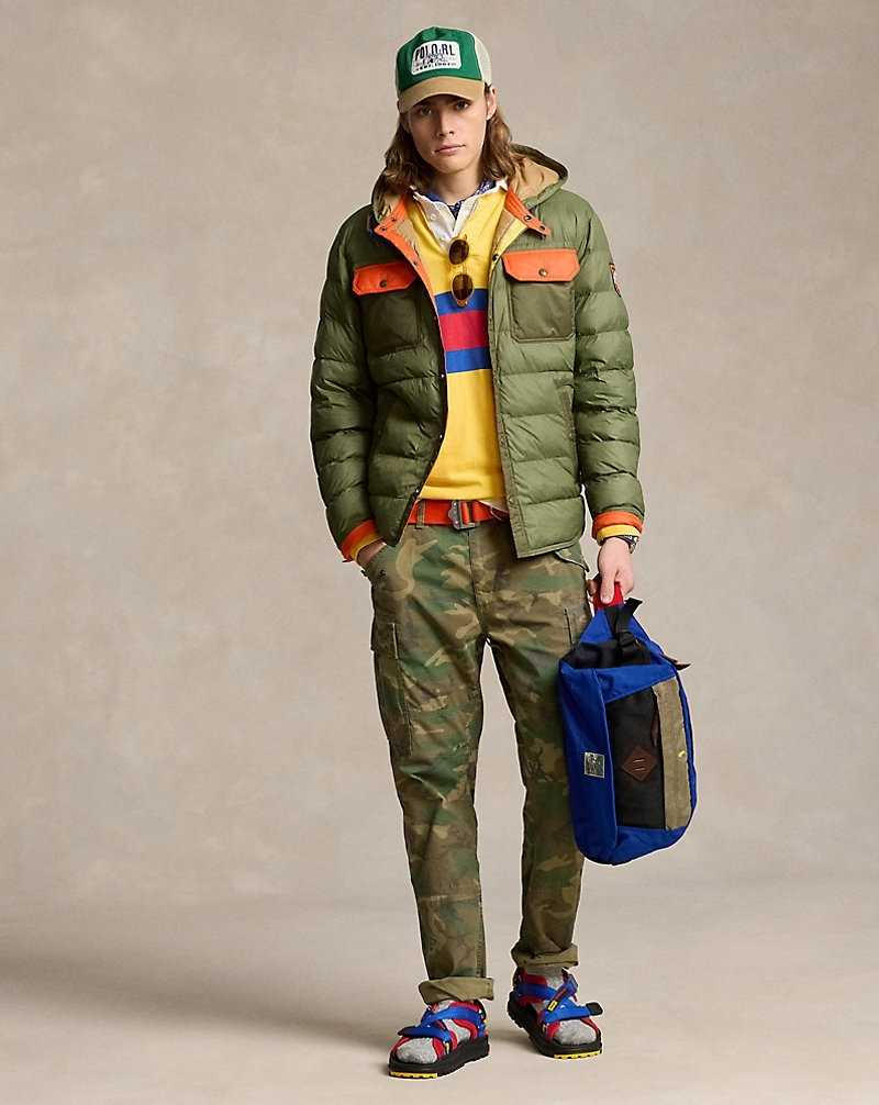 Chamarras Ralph Lauren The Colden Water-Repellent Hombre Garden Trail Multi | GDKPHRJ-72 - vista 3