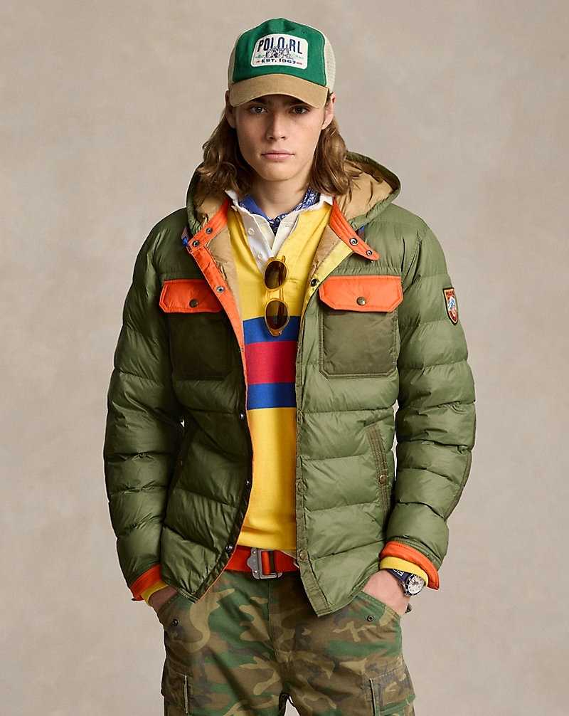 Chamarras Ralph Lauren The Colden Water-Repellent Hombre Garden Trail Multi | GDKPHRJ-72 - vista 1