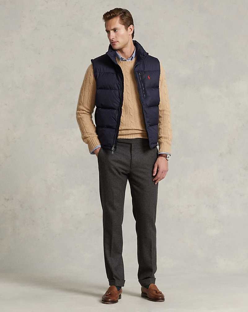 Chamarras Ralph Lauren The Gorham Down Gilet Hombre Azul Marino | QGANVTH-61 - vista 3