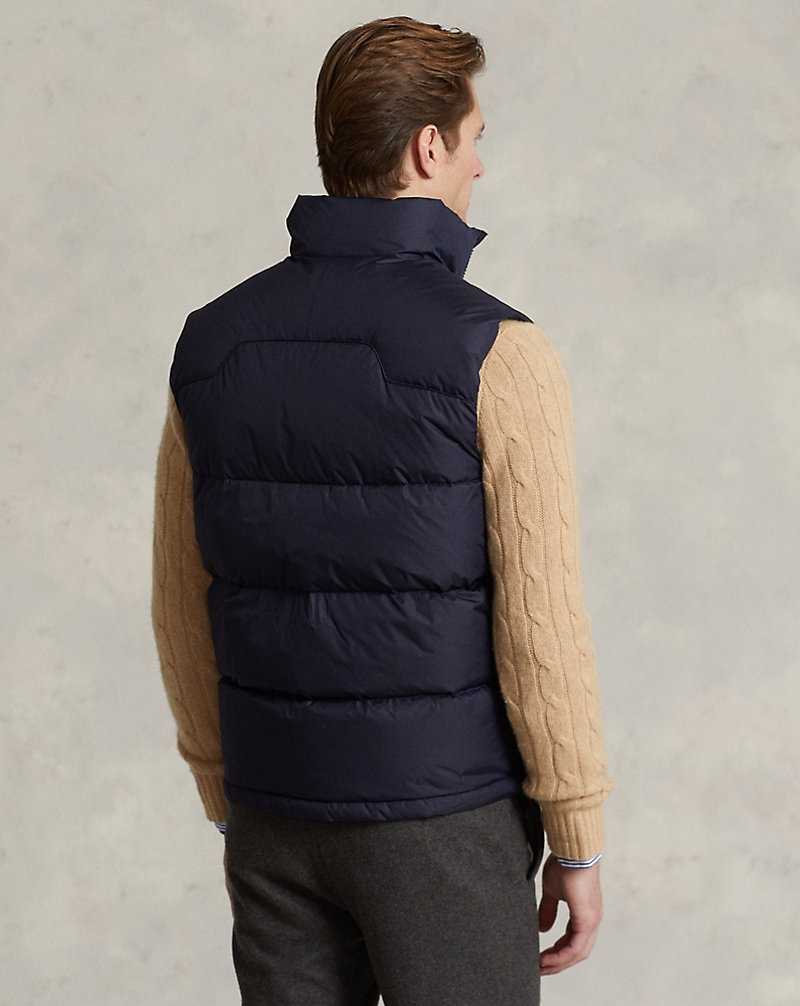 Chamarras Ralph Lauren The Gorham Down Gilet Hombre Azul Marino | QGANVTH-61 - vista 4