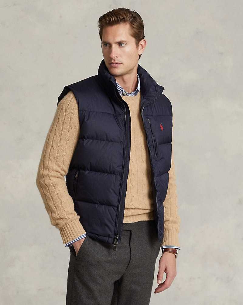 Chamarras Ralph Lauren The Gorham Down Gilet Hombre Azul Marino | QGANVTH-61 - vista 1