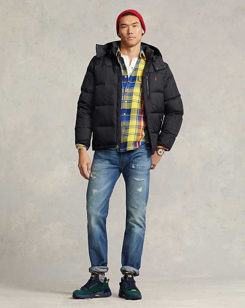 Chamarras Ralph Lauren The Gorham Down Hombre Negros | ZPUJLEW-56 - vista 3