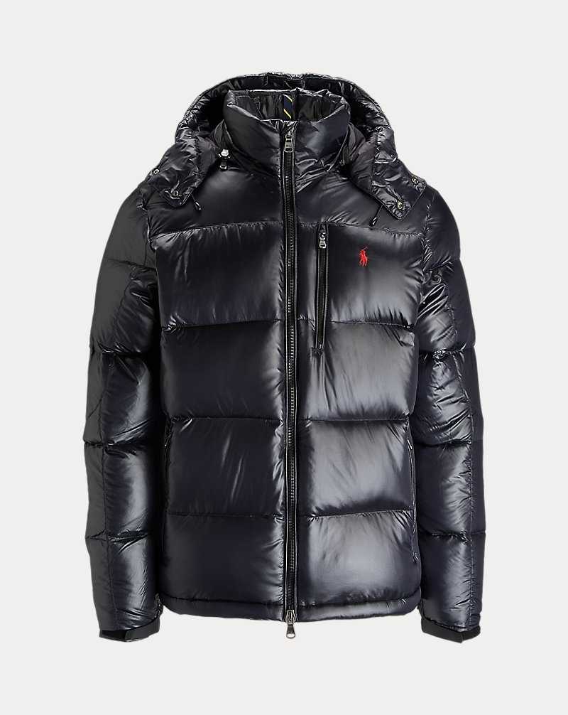 Chamarras Ralph Lauren The Gorham Glossed Down Hombre Negros | VOGNKCD-18 - vista 1