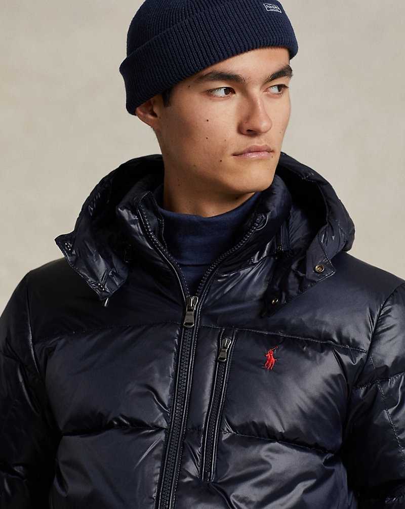 Chamarras Ralph Lauren The Gorham Glossed Down Hombre Azul Marino | ESGUMLN-24 - vista 5