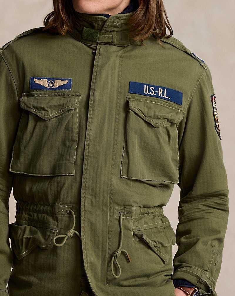 Chamarras Ralph Lauren The Iconic Field Hombre Verde Oliva | JPNUYSQ-38 - vista 5