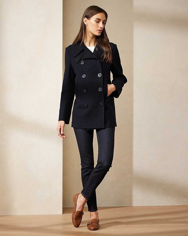 Chamarras Ralph Lauren The Peacoat Mujer Midnight | PSHXUNO-92 - vista 3