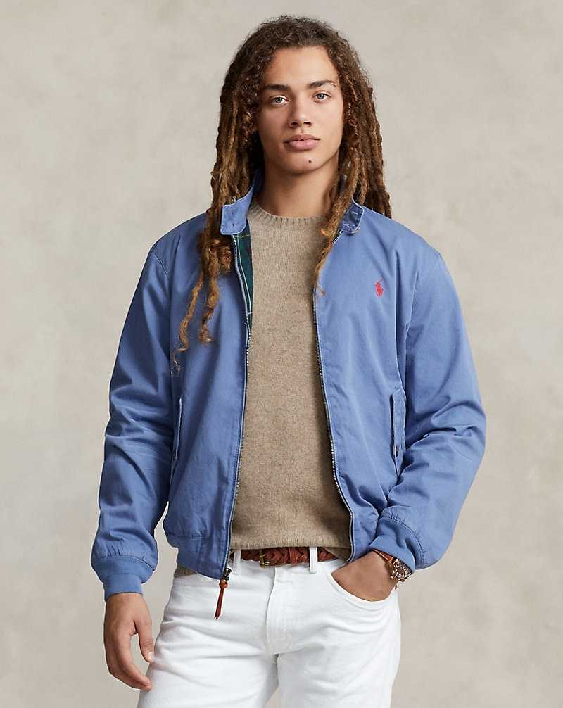 Chamarras Ralph Lauren Twill Hombre Azules | NDCRLXT-81 - vista 1