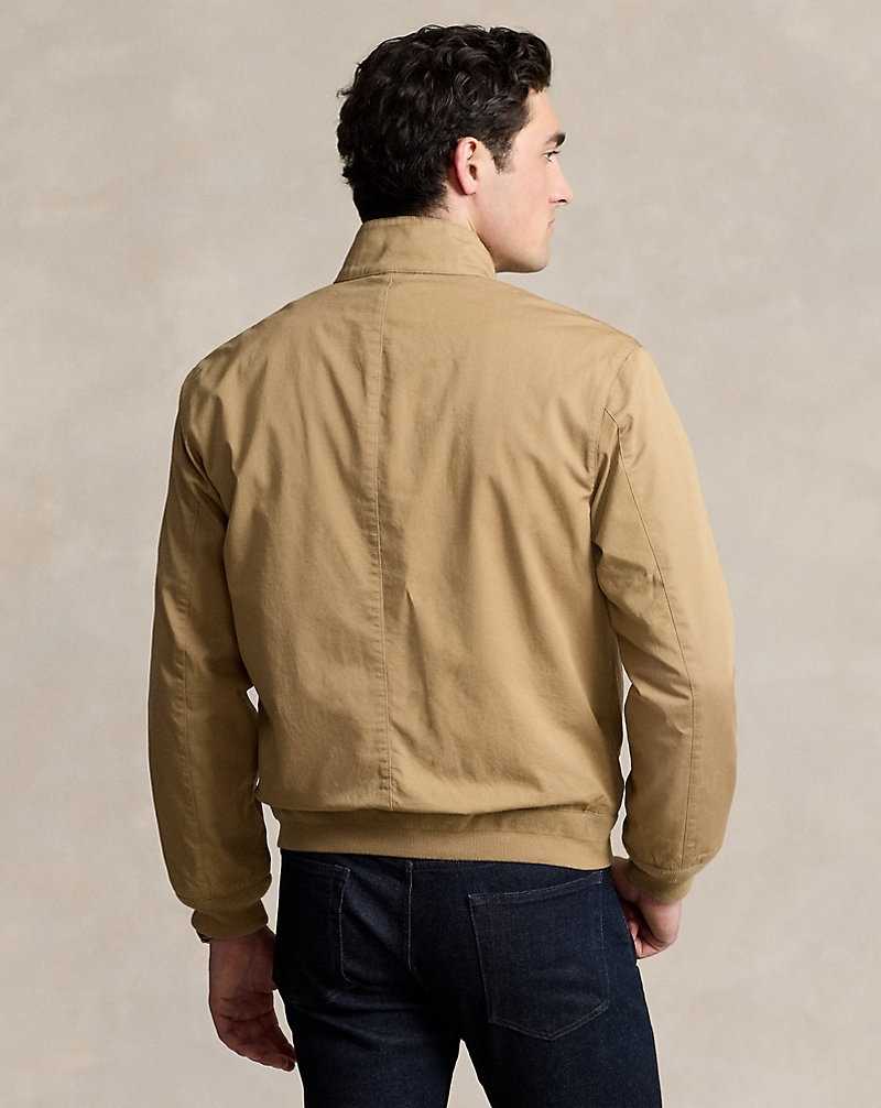 Chamarras Ralph Lauren Twill Hombre Cafe Tan | QDVNLJE-14 - vista 4