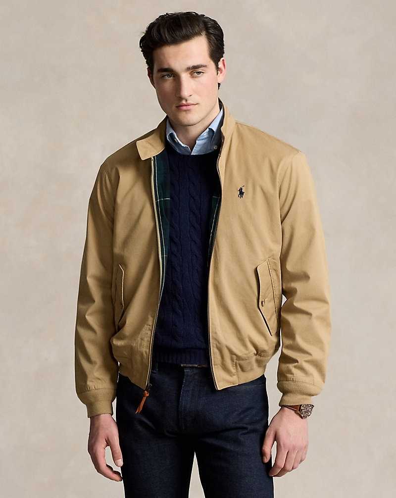 Chamarras Ralph Lauren Twill Hombre Cafe Tan | QDVNLJE-14 - vista 1