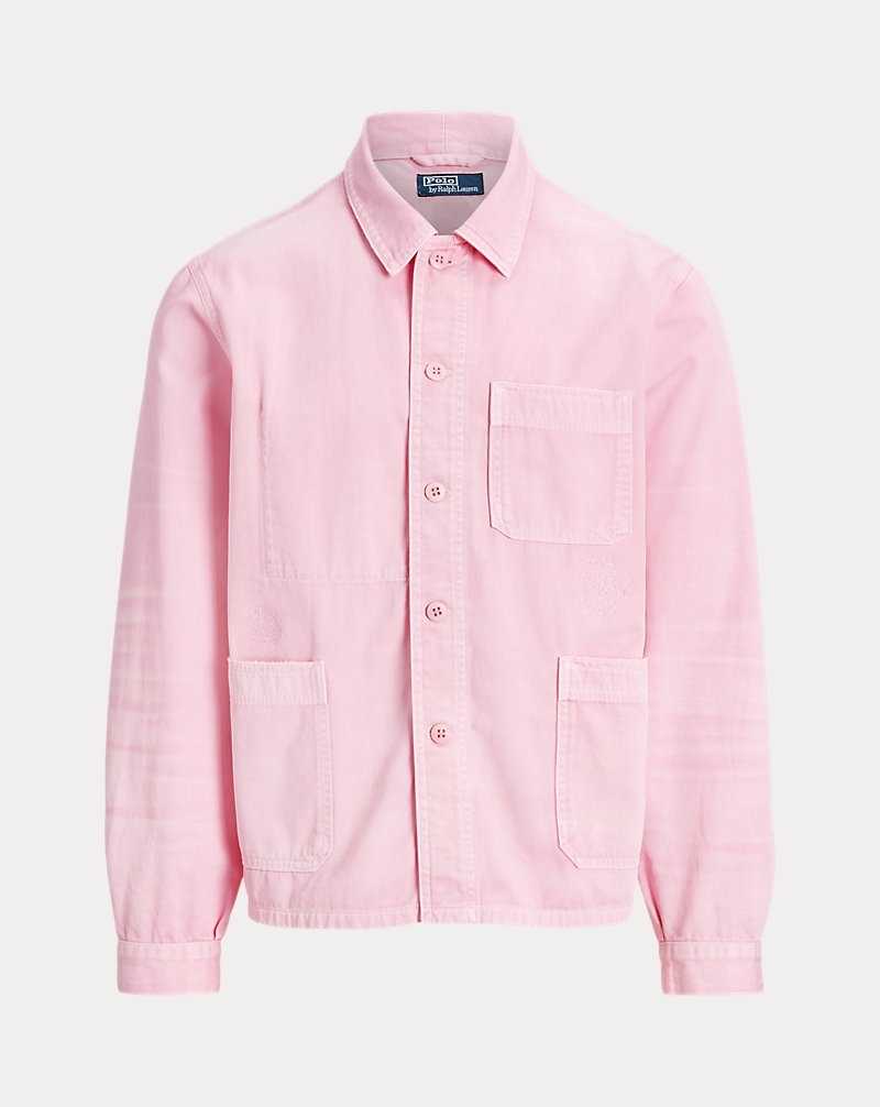 Chamarras Ralph Lauren Twill Utility Hombre Rosas | CBHOWKR-09 - vista 2