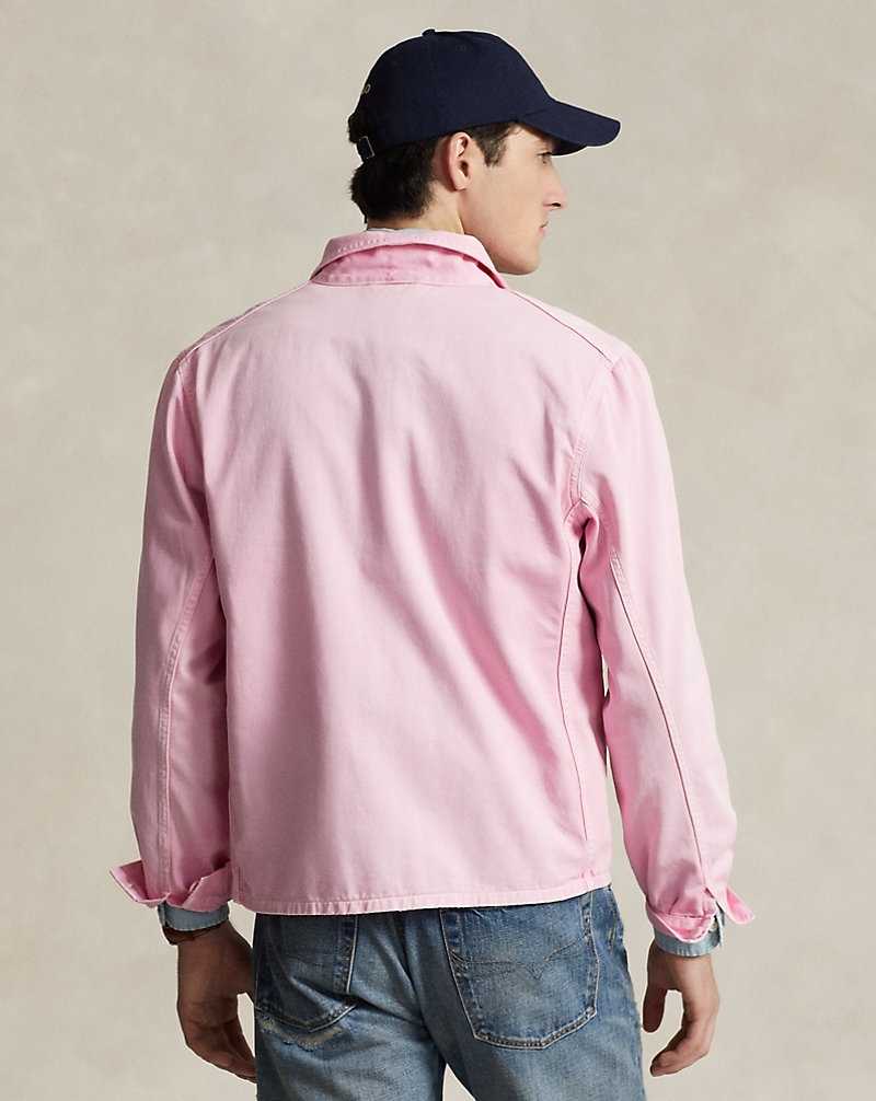 Chamarras Ralph Lauren Twill Utility Hombre Rosas | CBHOWKR-09 - vista 4