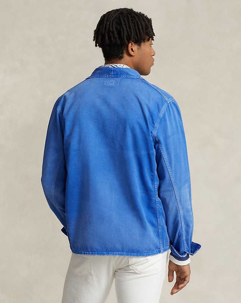 Chamarras Ralph Lauren Twill Utility Hombre Kresage | MWSXAZE-38 - vista 4