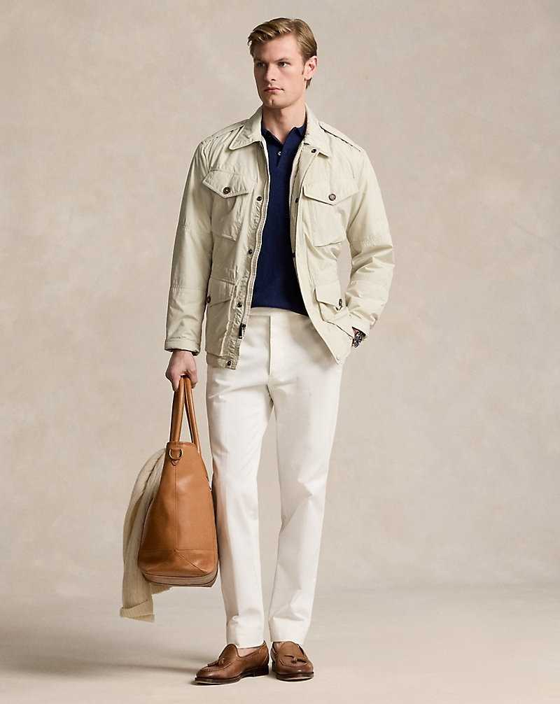 Chamarras Ralph Lauren Water-Repellent Field Hombre Grises | IWCGSXE-80 - vista 3
