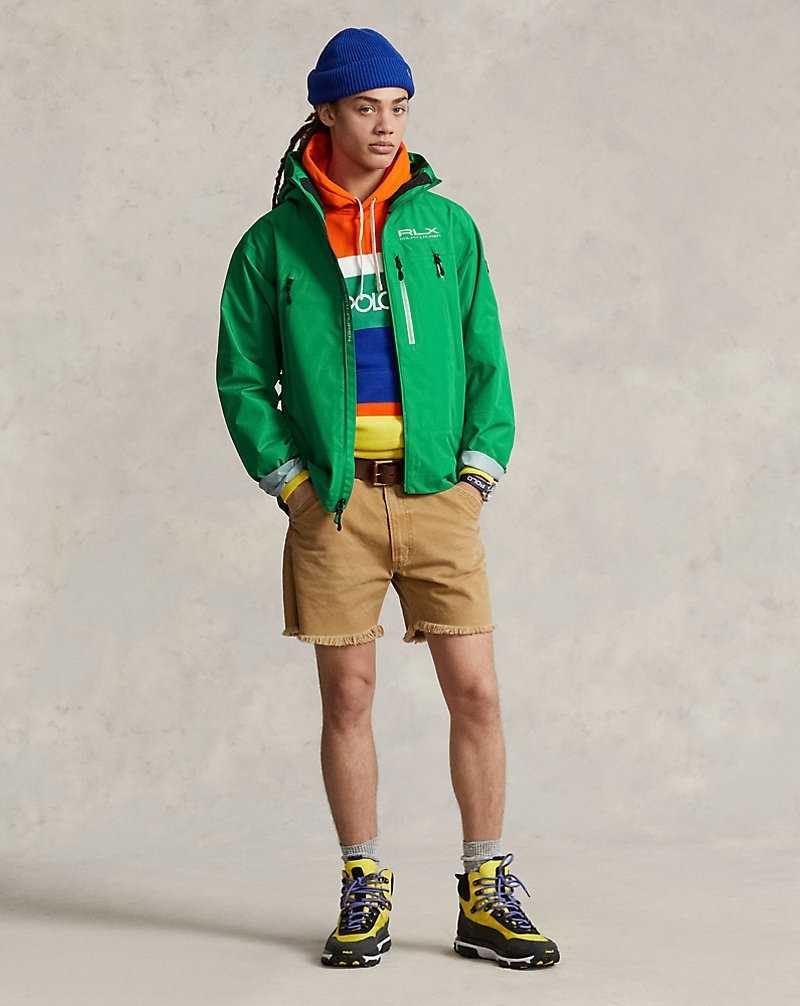 Chamarras Ralph Lauren Water-Repellent Hooded Hombre Verdes | OARLESI-09 - vista 3