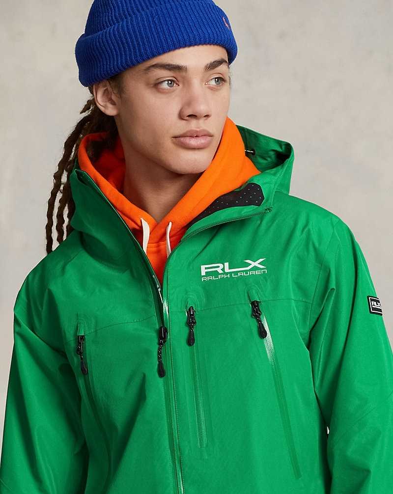 Chamarras Ralph Lauren Water-Repellent Hooded Hombre Verdes | OARLESI-09 - vista 5