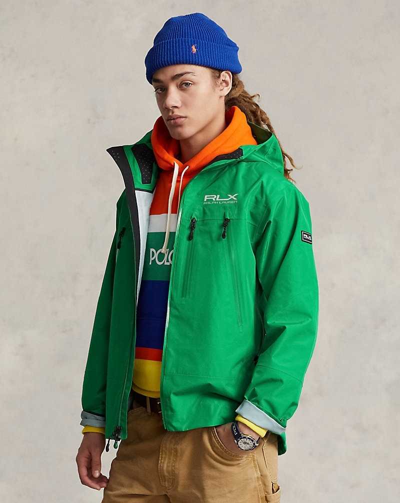 Chamarras Ralph Lauren Water-Repellent Hooded Hombre Verdes | OARLESI-09 - vista 1