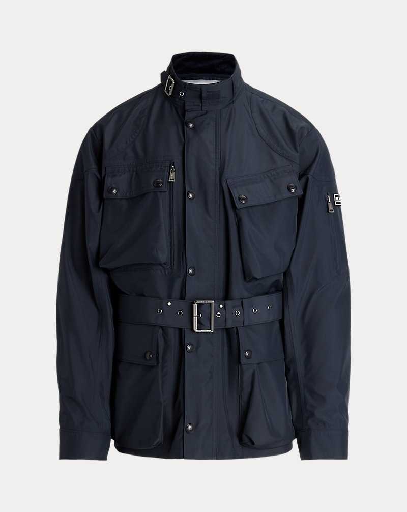 Chamarras Ralph Lauren Water-Repellent Hombre Azul Marino | OFZJTUP-68 - vista 2