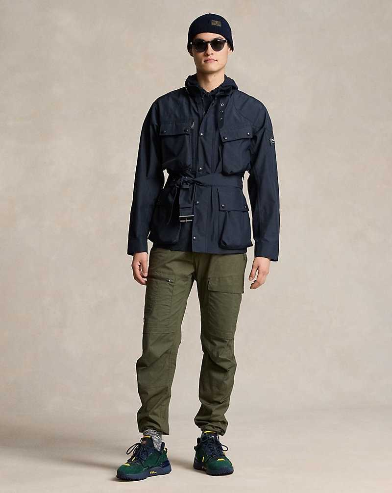 Chamarras Ralph Lauren Water-Repellent Hombre Azul Marino | OFZJTUP-68 - vista 3