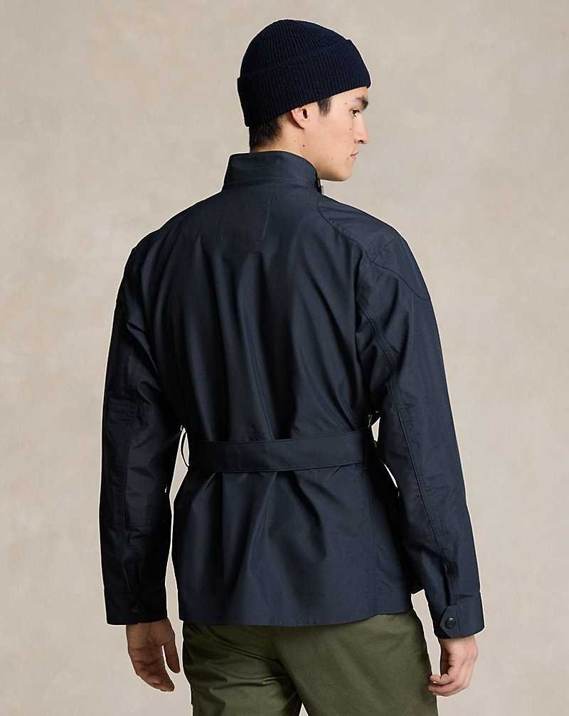 Chamarras Ralph Lauren Water-Repellent Hombre Azul Marino | OFZJTUP-68 - vista 4