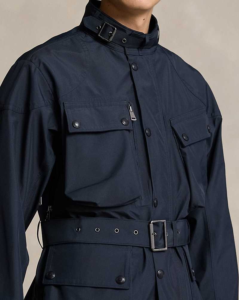 Chamarras Ralph Lauren Water-Repellent Hombre Azul Marino | OFZJTUP-68 - vista 5