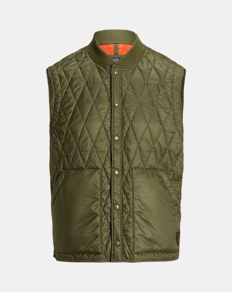 Chamarras Ralph Lauren Water-Repellent Quilted Gilet Hombre Azules | HBYPFOJ-90 - vista 2