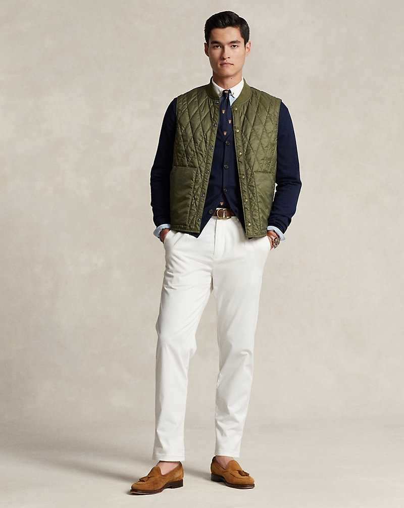 Chamarras Ralph Lauren Water-Repellent Quilted Gilet Hombre Azules | HBYPFOJ-90 - vista 3
