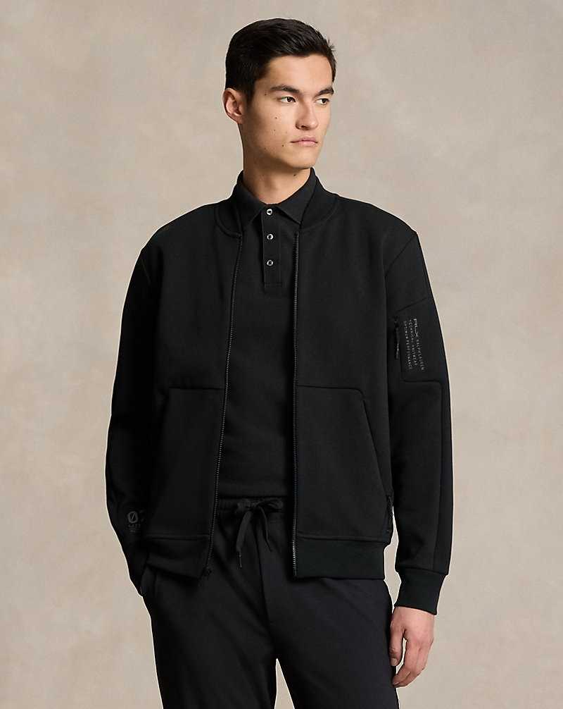 Chamarras Ralph Lauren Water-Resistant Bomber Hombre Negros | PZNCXTR-20 - vista 1