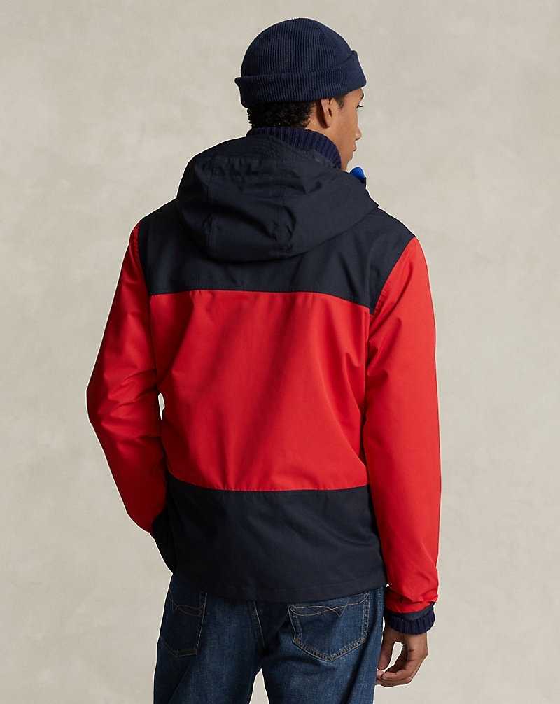 Chamarras Ralph Lauren Water-Resistant Hooded Hombre Azul Marino | CLSYPZB-90 - vista 4