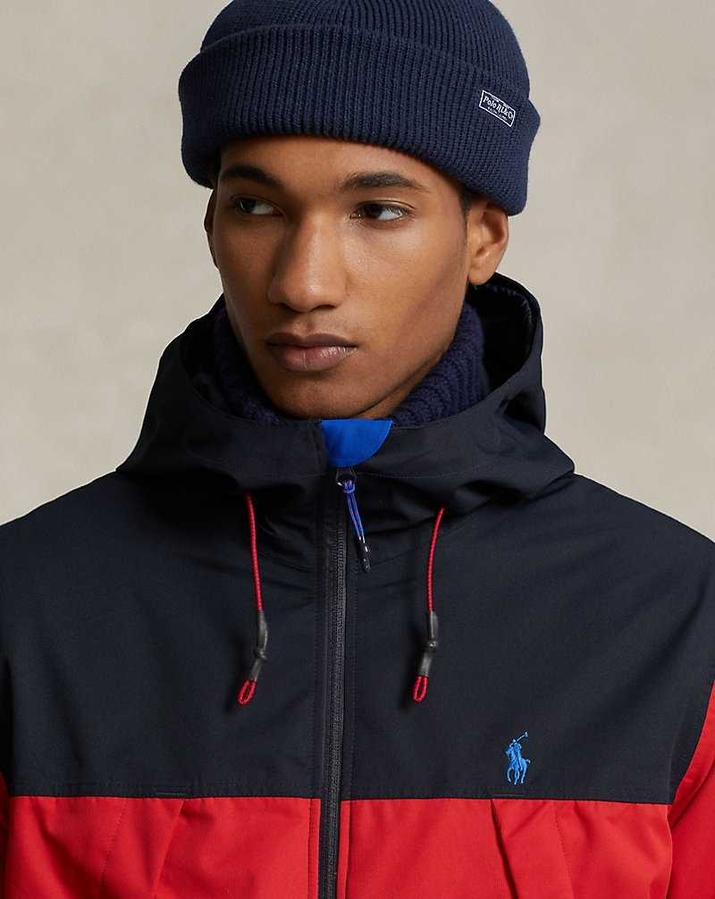 Chamarras Ralph Lauren Water-Resistant Hooded Hombre Azul Marino | CLSYPZB-90 - vista 5