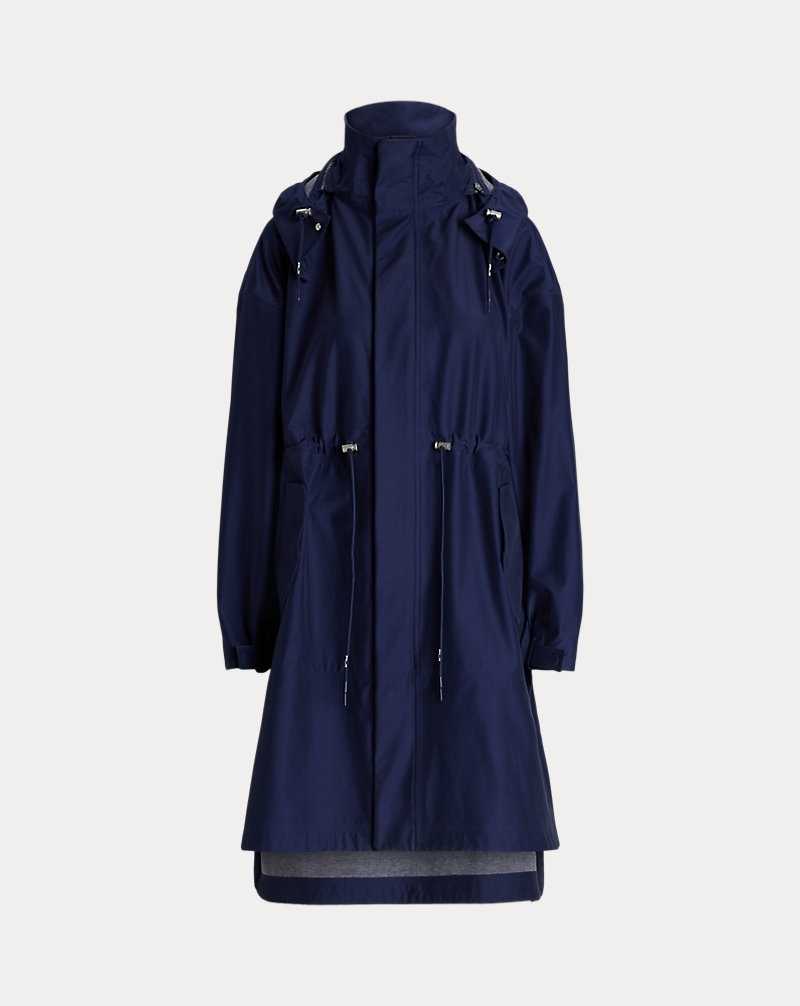 Chamarras Ralph Lauren Water-Resistant Ripstop Mujer Azul Marino | TELASRH-28 - vista 2