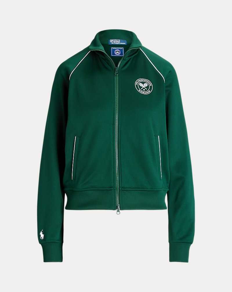 Chamarras Ralph Lauren Wimbledon Full-Zip Track Mujer Moss Agate | YFWSOET-58 - vista 2
