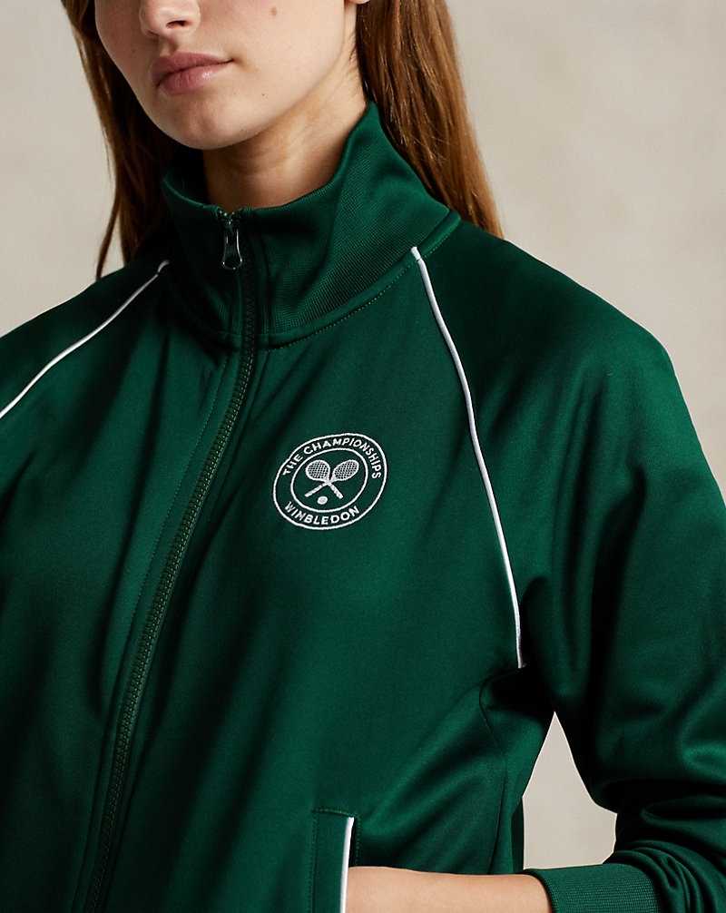 Chamarras Ralph Lauren Wimbledon Full-Zip Track Mujer Moss Agate | YFWSOET-58 - vista 5