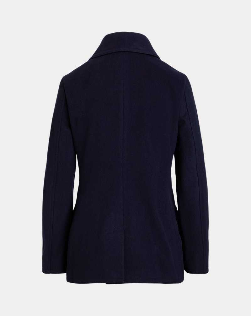 Chamarras Ralph Lauren Wool-Cashmere Peacoat Mujer Ink | PNBSXIK-54 - vista 2