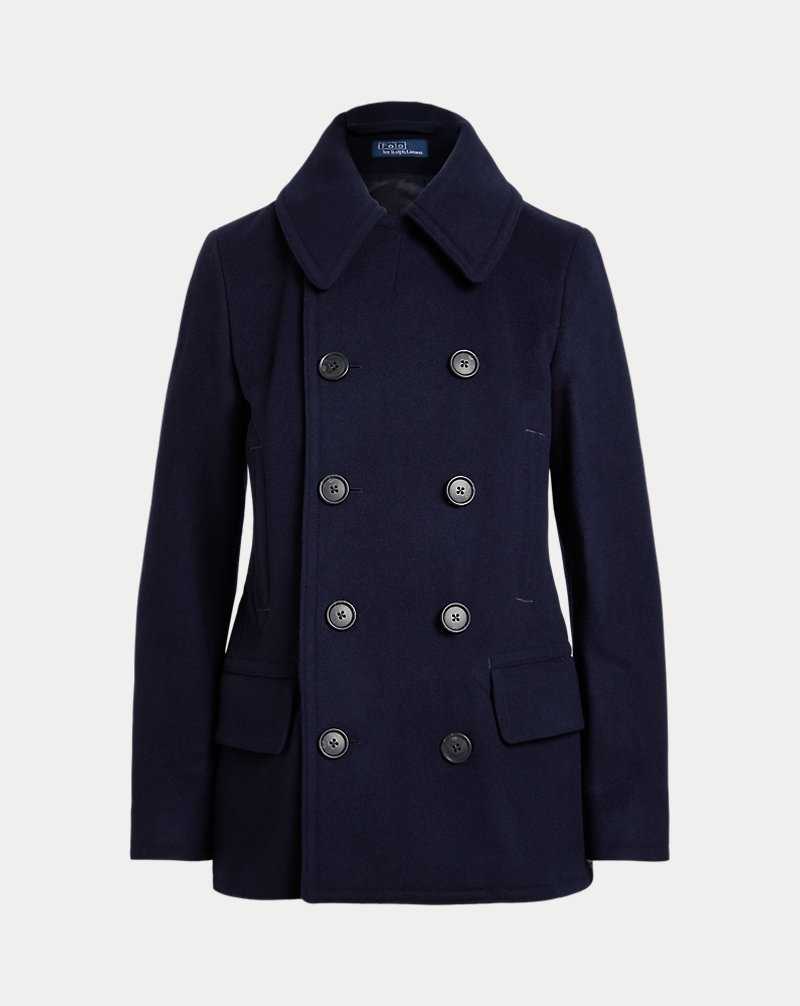 Chamarras Ralph Lauren Wool-Cashmere Peacoat Mujer Ink | PNBSXIK-54 - vista 1