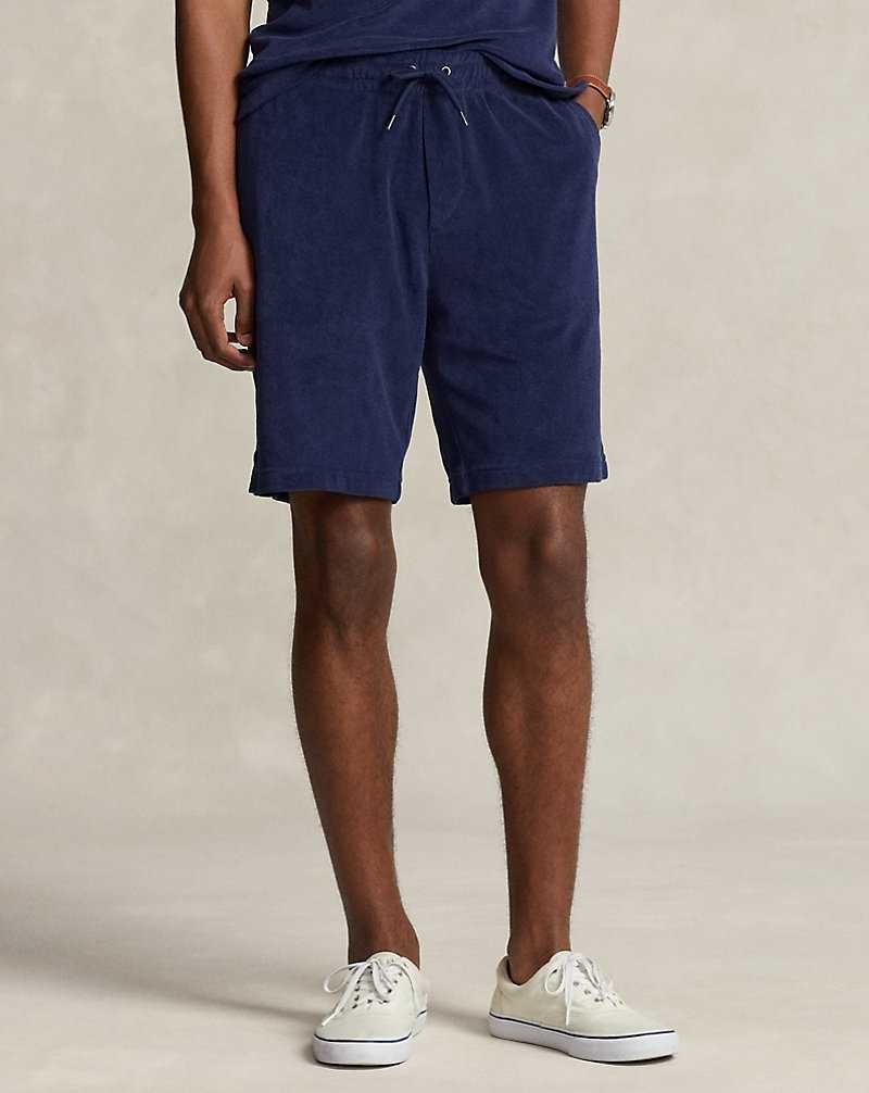 Chandals Ralph Lauren 19-cm Terry Drawstring Hombre Azul Marino | QXTVFSG-09 - vista 3