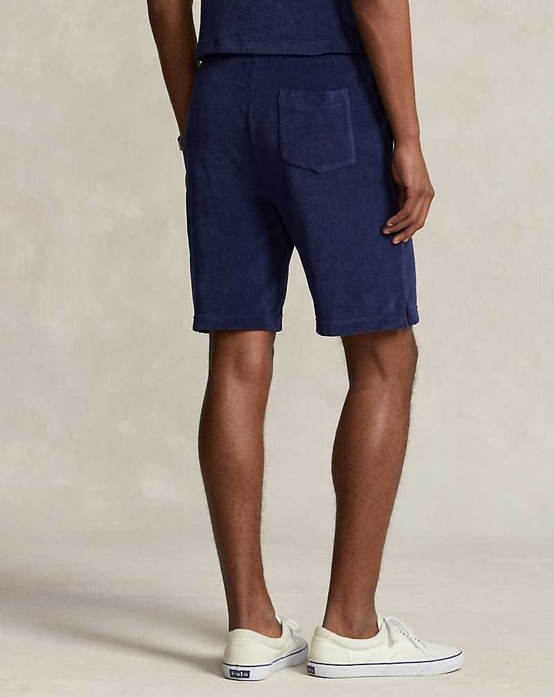 Chandals Ralph Lauren 19-cm Terry Drawstring Hombre Azul Marino | QXTVFSG-09 - vista 4