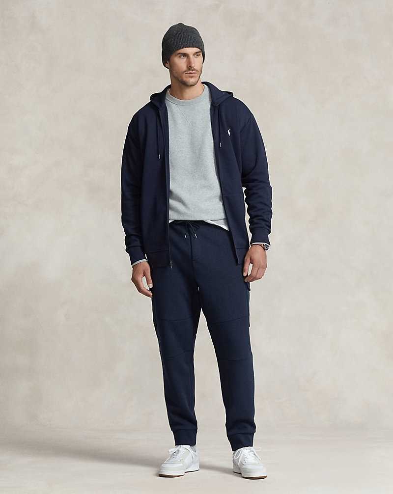 Chandals Ralph Lauren Double-Knit Full-Zip Hombre Azul Marino | FEPIMYT-53 - vista 3