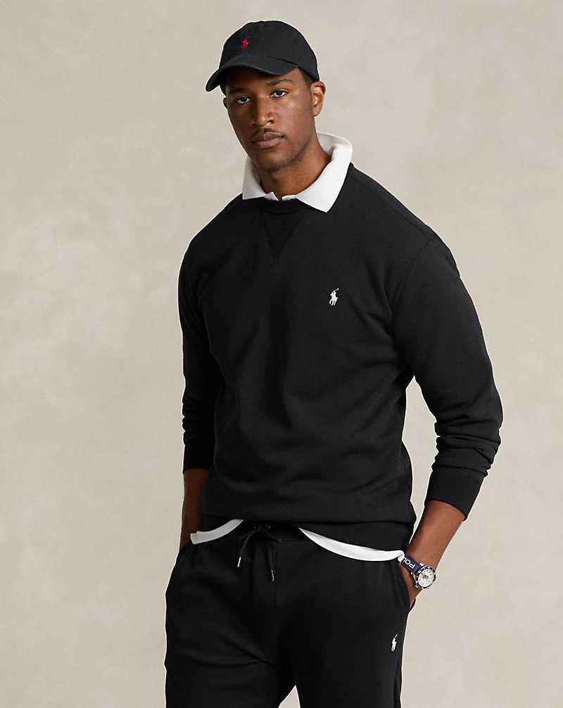 Chandals Ralph Lauren Double-Knit Hombre Negros | GDELZIB-14 - vista 1
