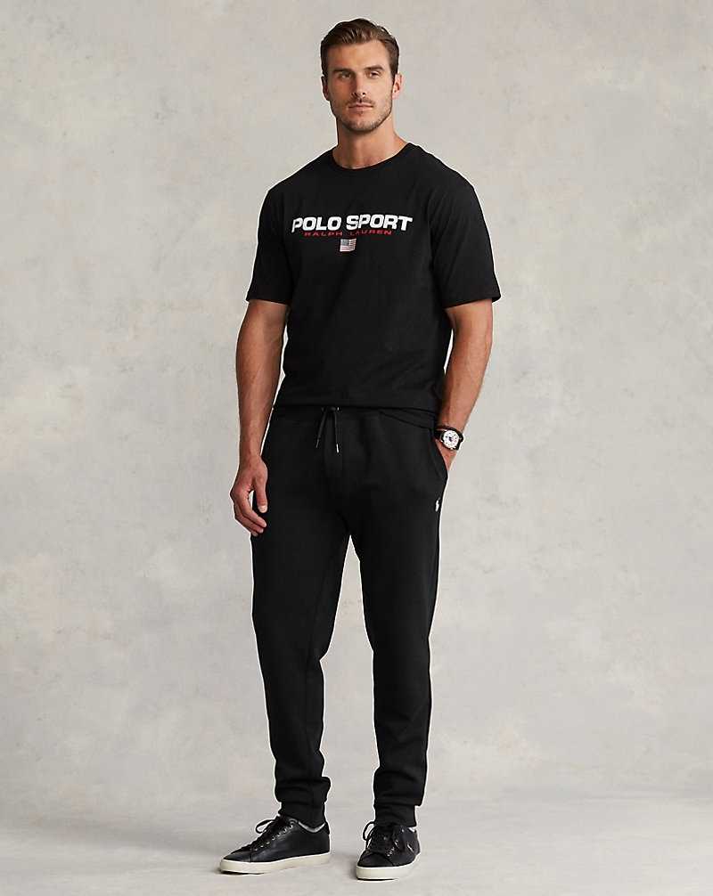 Chandals Ralph Lauren Double-Knit Jogger Hombre Negros | PNFIWJB-78 - vista 1