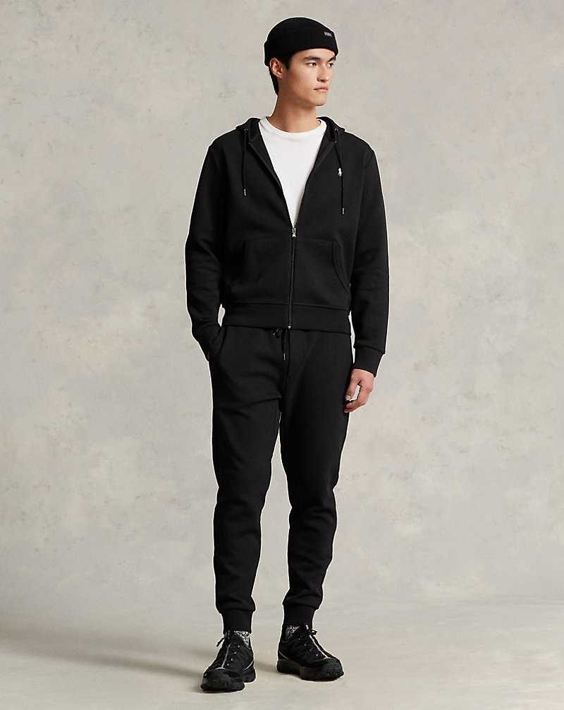 Chandals Ralph Lauren Double-Knit Joggers Hombre Negros | CPSRAYN-95 - vista 1