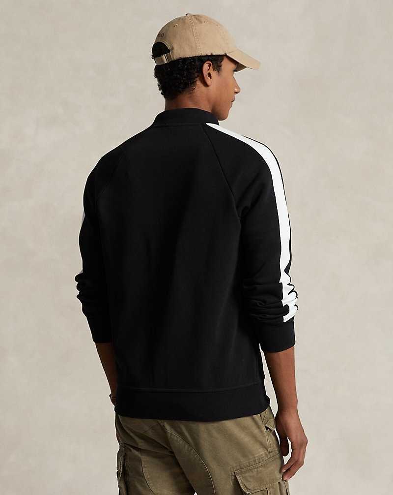 Chandals Ralph Lauren Double-Knit Mesh Baseball Hombre Negros | HRZYGEO-89 - vista 4