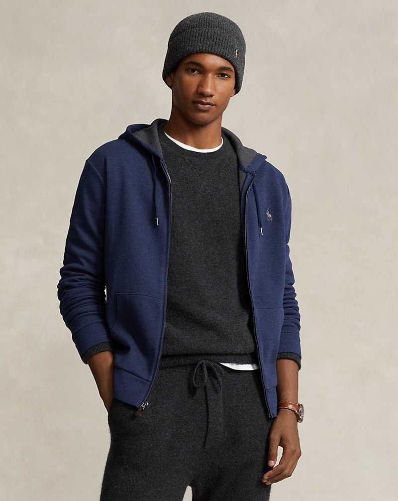 Chandals Ralph Lauren Double-Knit Mesh Full-Zip Hombre Azul Marino | KJBAQRL-05 - vista 1