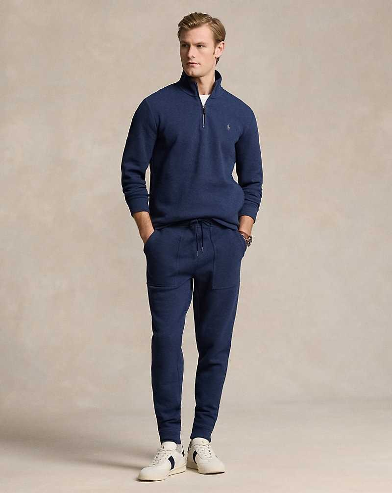Chandals Ralph Lauren Double-Knit Mesh Jogger Hombre Azul Marino | PWNEIAY-54 - vista 1