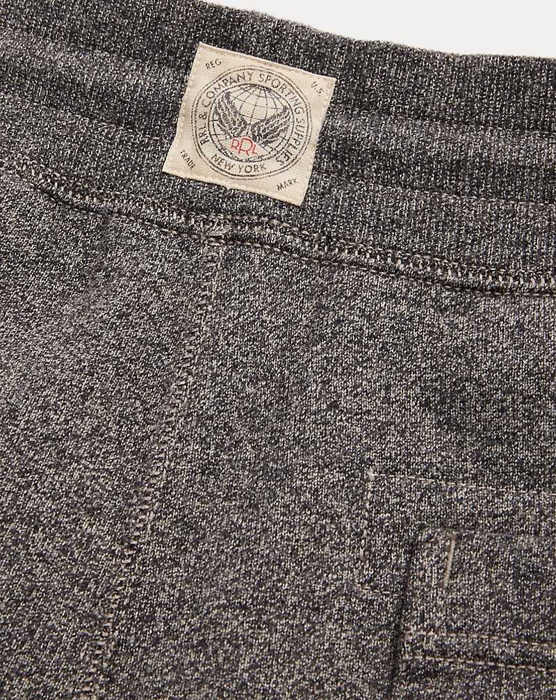 Chandals Ralph Lauren French Terry Joggers Hombre Charcoal Heather | KMISYBE-14 - vista 4