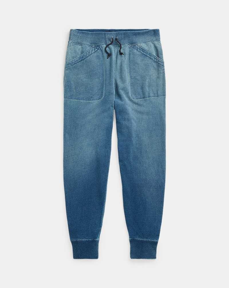 Chandals Ralph Lauren Indigo French Terry Bottoms Hombre Azules | DBAKHRN-60 - vista 1