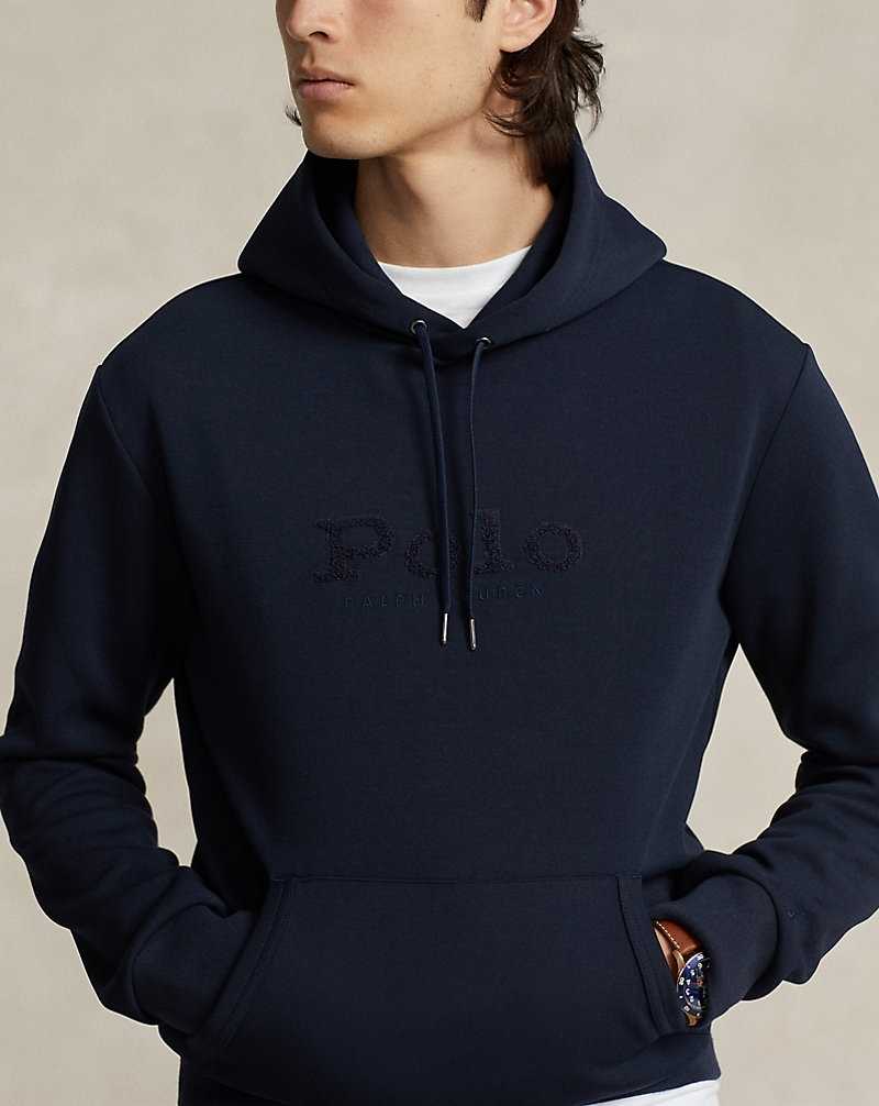 Chandals Ralph Lauren Logo Big Pony Double-Knit Hombre Azul Marino | CHYMTXS-64 - vista 5